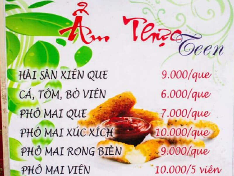 Lựa chọn địa chỉ để thiết kế bảng hiệu quán ăn vặt tại Sao Hà Nội
